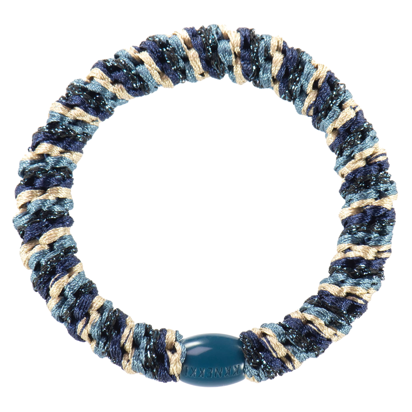 BonDep BonDep, Haargummi, mix navy petrol glitter