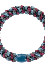 BonDep BonDep, Haargummi, mix bordeaux petrol glitter