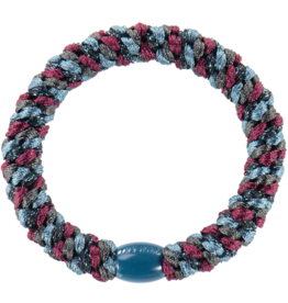 BonDep BonDep, Haargummi, mix bordeaux petrol glitter