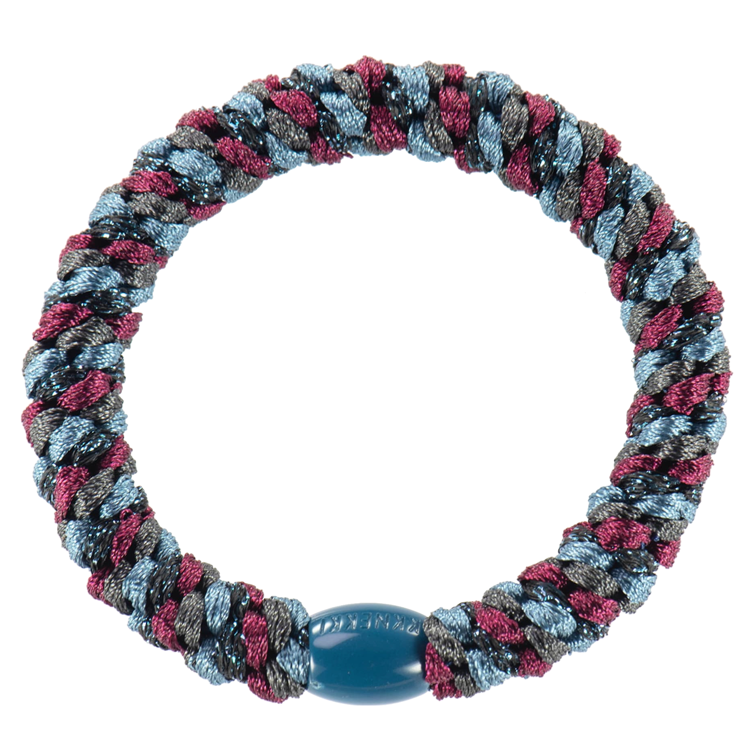 BonDep BonDep, Haargummi, mix bordeaux petrol glitter