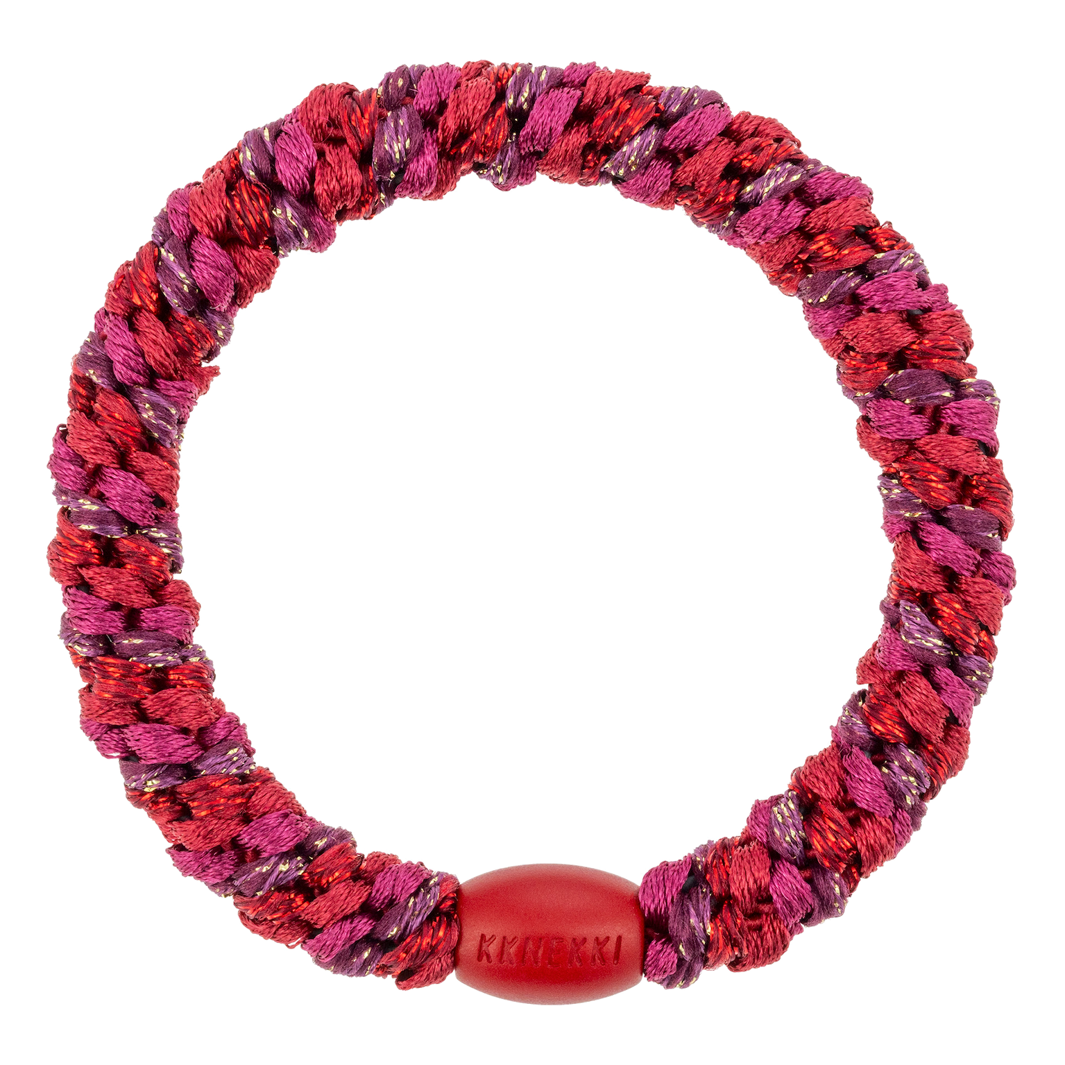 BonDep BonDep, Haargummi, mix light bordeaux grape glitter