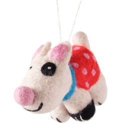 Wrap Wrap, Filzhänger, hund luna