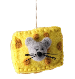 Wrap Wrap, Filzhänger, maus in käse