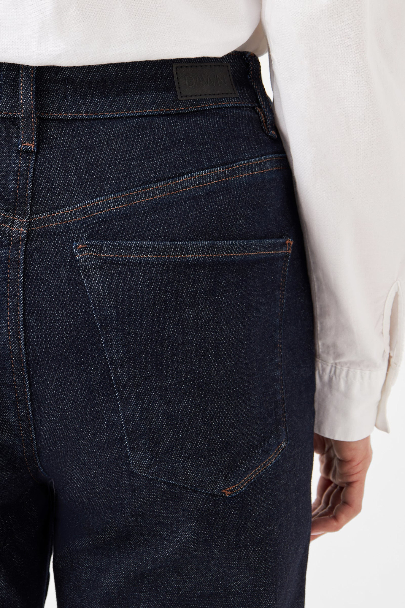 Dawn Dawn, Stardust O-Shape Soft Denim, dark indigo, 25/28