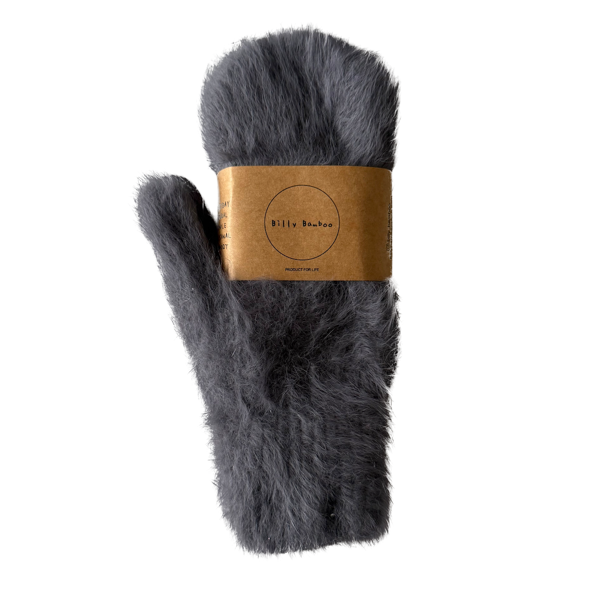 Billy Bamboo, Angora Fäustlinge, dunkelgrau