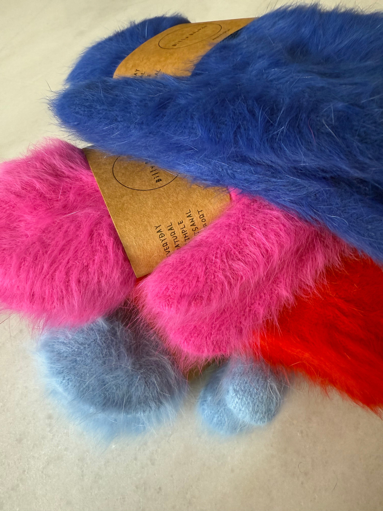 Billy Bamboo, Angora Fäustlinge, dunkelgrau