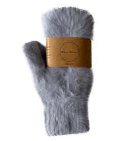 Billy Bamboo, Angora Fäustlinge, staubgrau