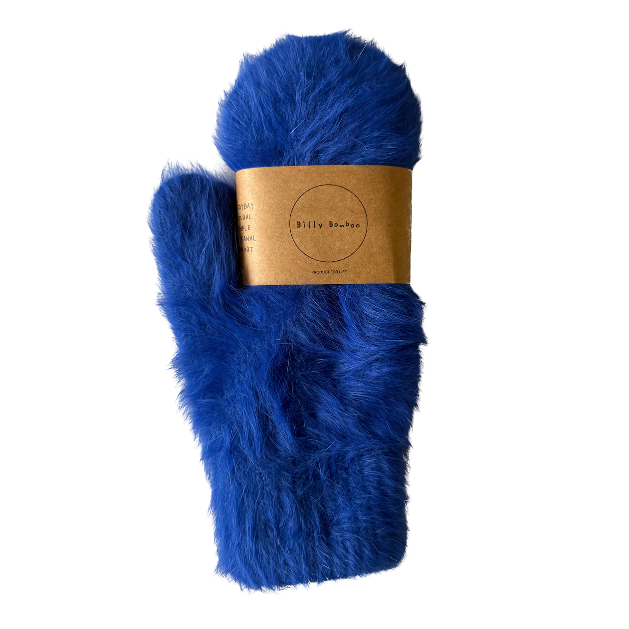 Billy Bamboo, Angora Fäustlinge, königsblau