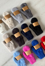 Billy Bamboo Billy Bamboo, Angora Fäustlinge, weiss