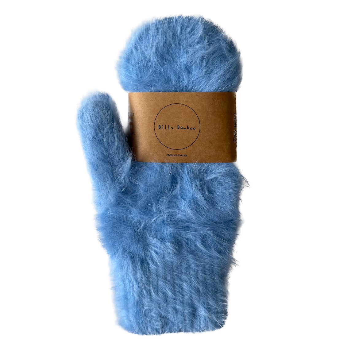 Billy Bamboo, Angora Fäustlinge, babyblau