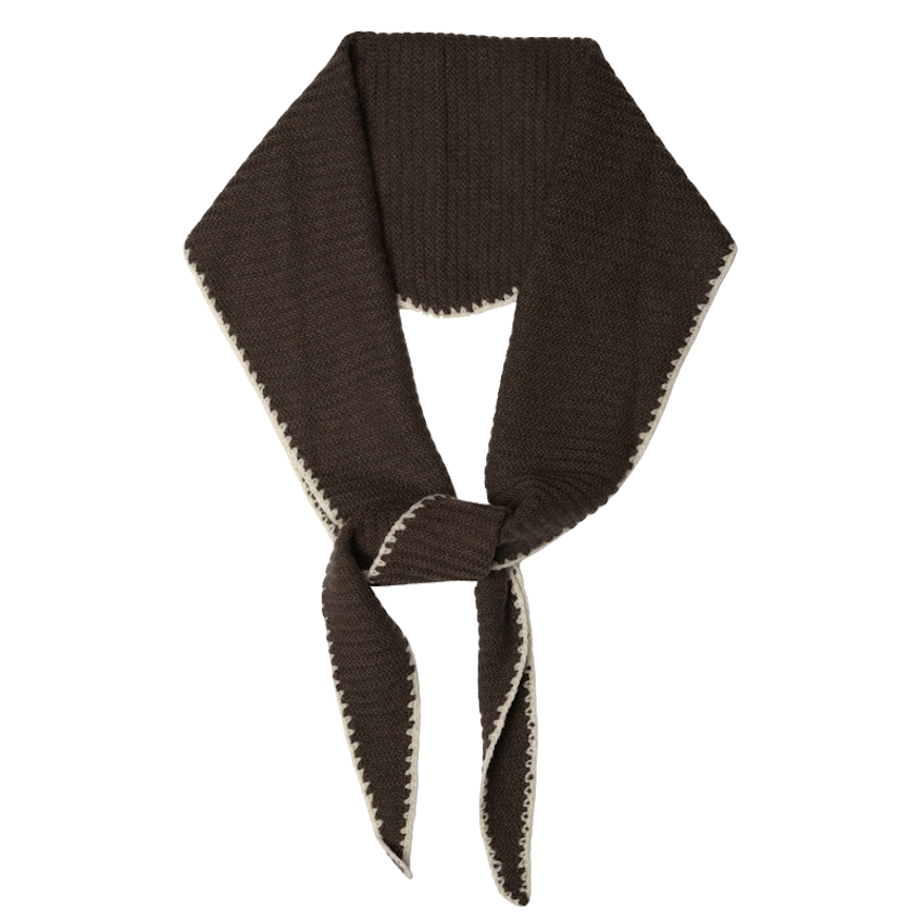 Somerville Somerville Scarves, Kaschmir Schal, maulwurf/weiss