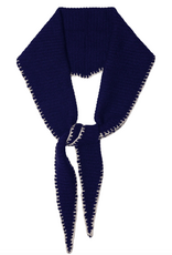 Somerville Somerville Scarves, Kaschmir Schal, marine/weiss