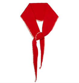 Somerville Somerville Scarves, Kaschmir Schal, rot/weiss