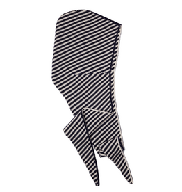 Somerville Somerville Scarves, Kaschmir-Kapuze, streifen schwarz-weiss