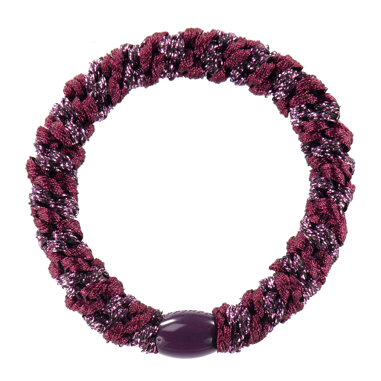 BonDep BonDep, Haargummi, cerise glitter-bordeaux