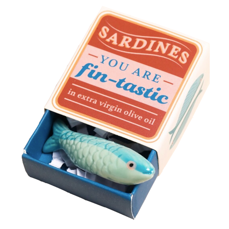 Lisa Angel Lisa Angel, kleine Keramikfigur, sardine