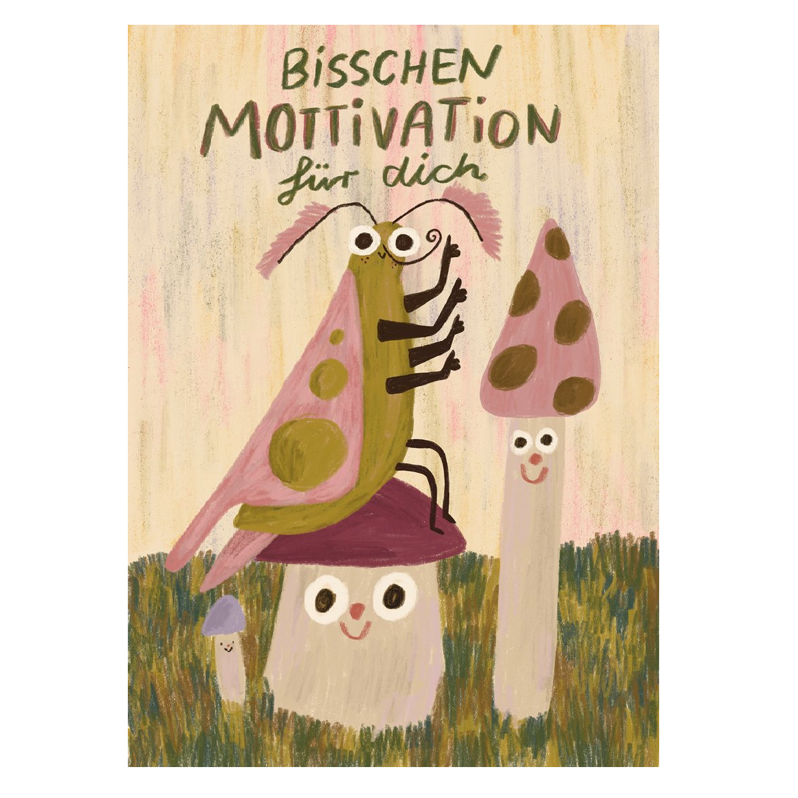 Slinga Slinga, Postkarte, Mottivation