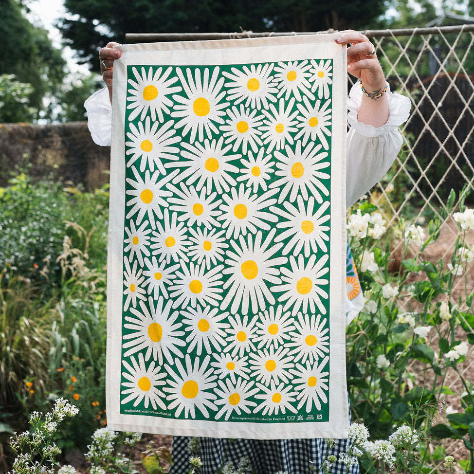 Studio Wald Studio Wald, Tea Towel, daisy