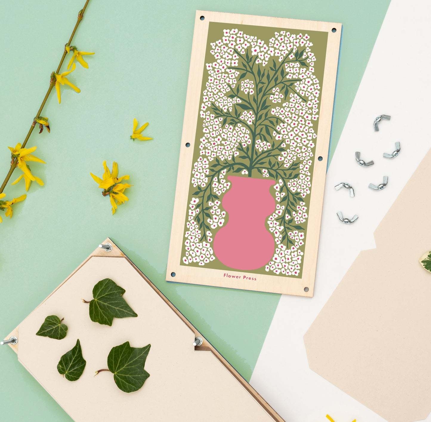 Studio Wald Studio Wald, Large Flower Press, forget me not