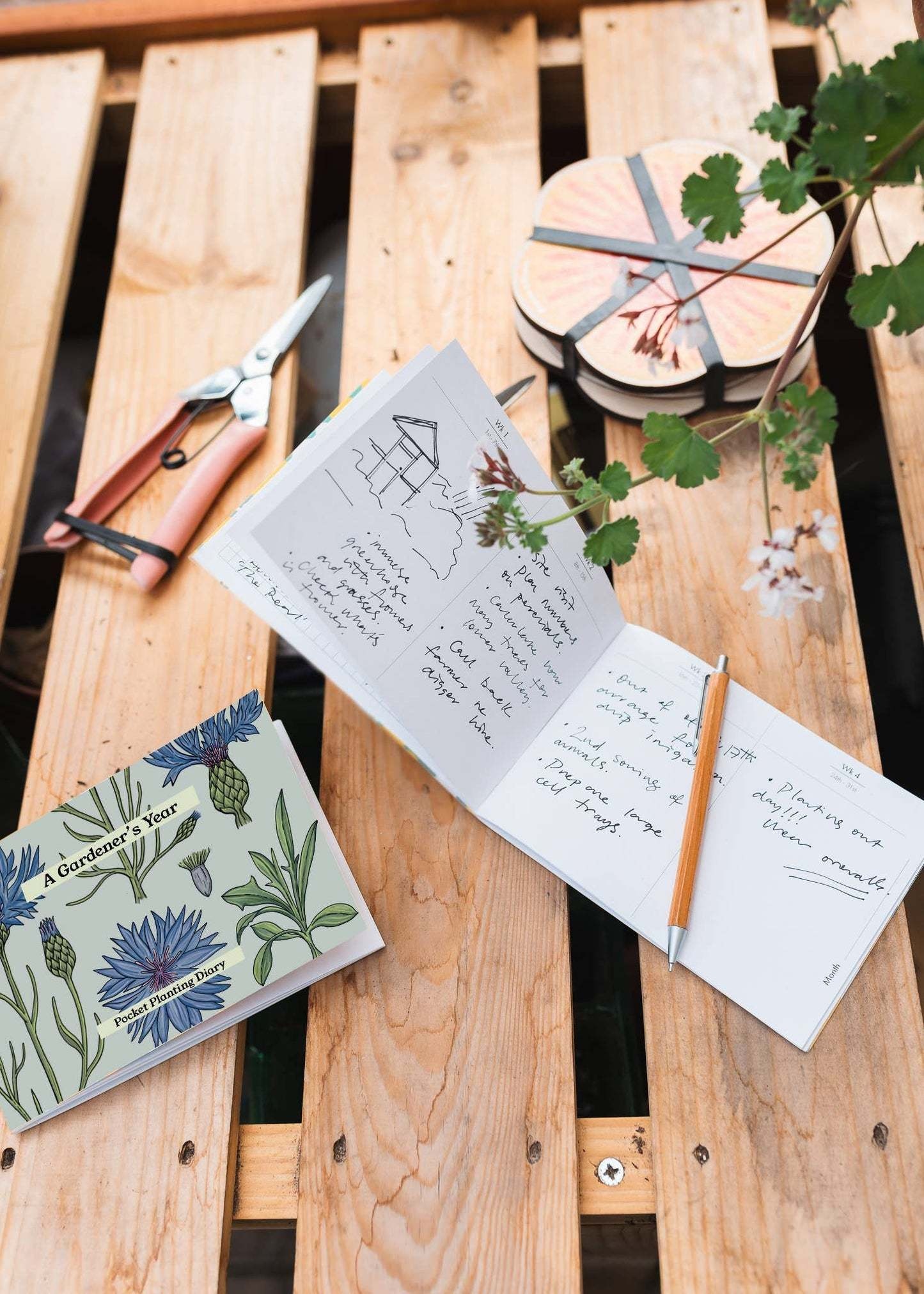 Studio Wald Studio Wald, Gardener's Diary, vintage cornflower
