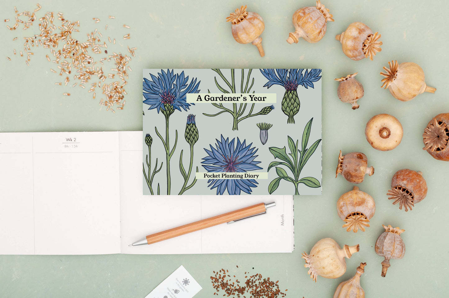 Studio Wald Studio Wald, Gardener's Diary, vintage cornflower