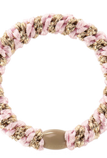BonDep BonDep, Haargummi, light pink beige glitter