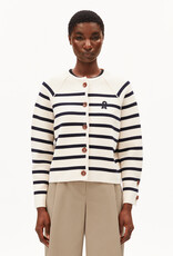 Armedangels Armedangels, Stripe Knit Cardigan, oatmilk-night sky, L