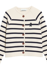 Armedangels Armedangels, Stripe Knit Cardigan, oatmilk-night sky, S