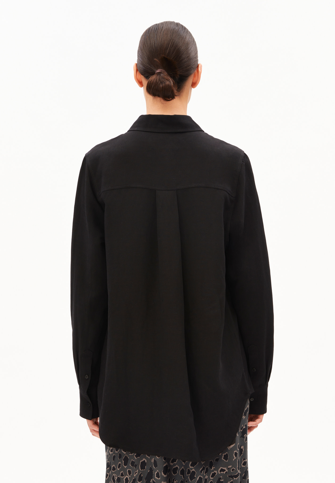 Armedangels Armedangels, Linen Blend Shirt, black, XS