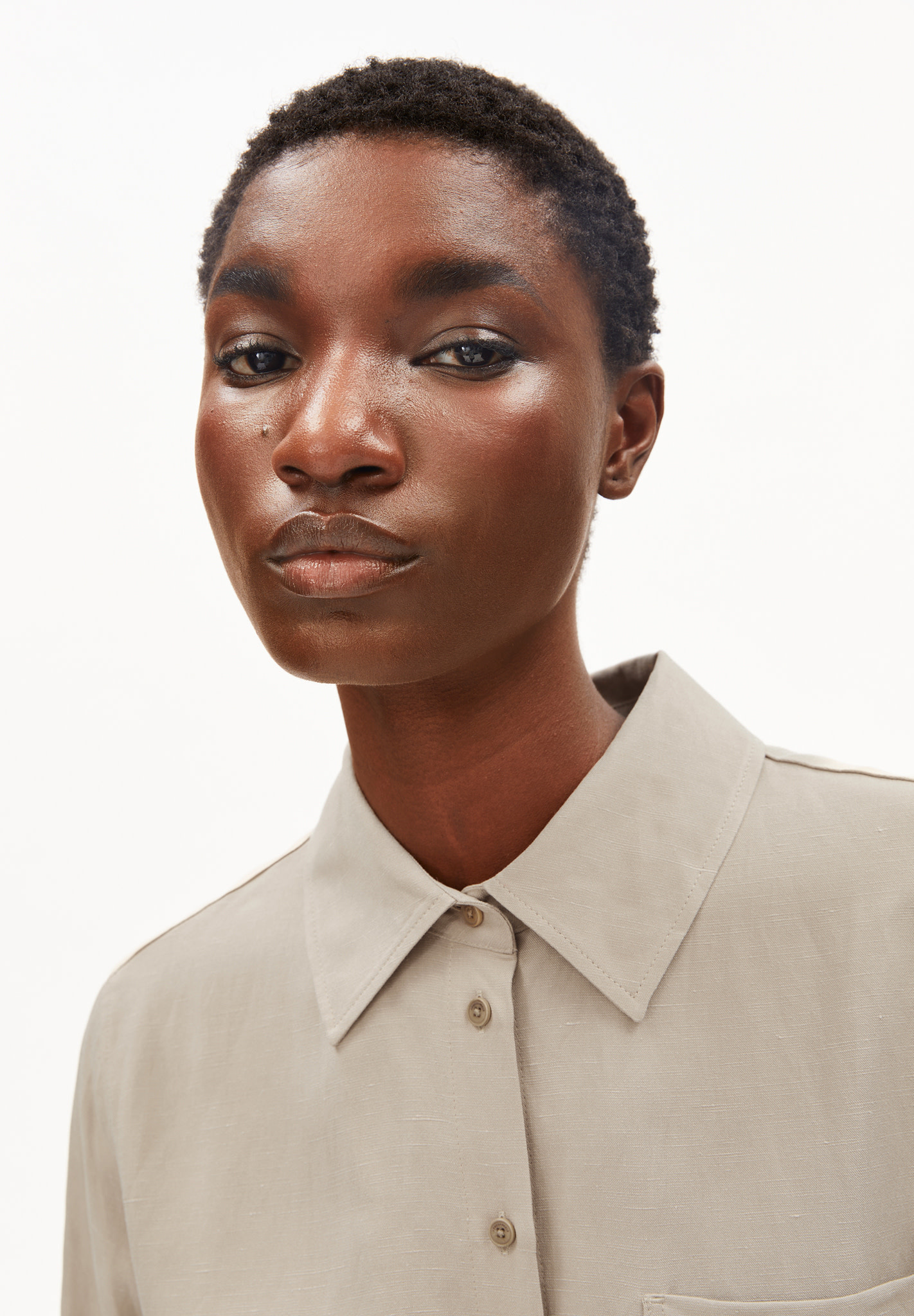 Armedangels Armedangels, Linen Blend Shirt, sandstone, M