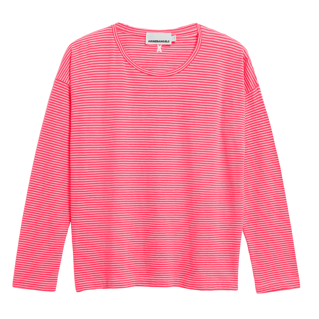 Armedangels Armedangels, Xianaa Stripes, pink mist-mars red, M