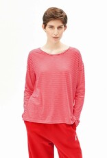 Armedangels Armedangels, Xianaa Stripes, pink mist-mars red, M