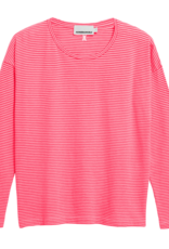 Armedangels Armedangels, Xianaa Stripes, pink mist-mars red, S