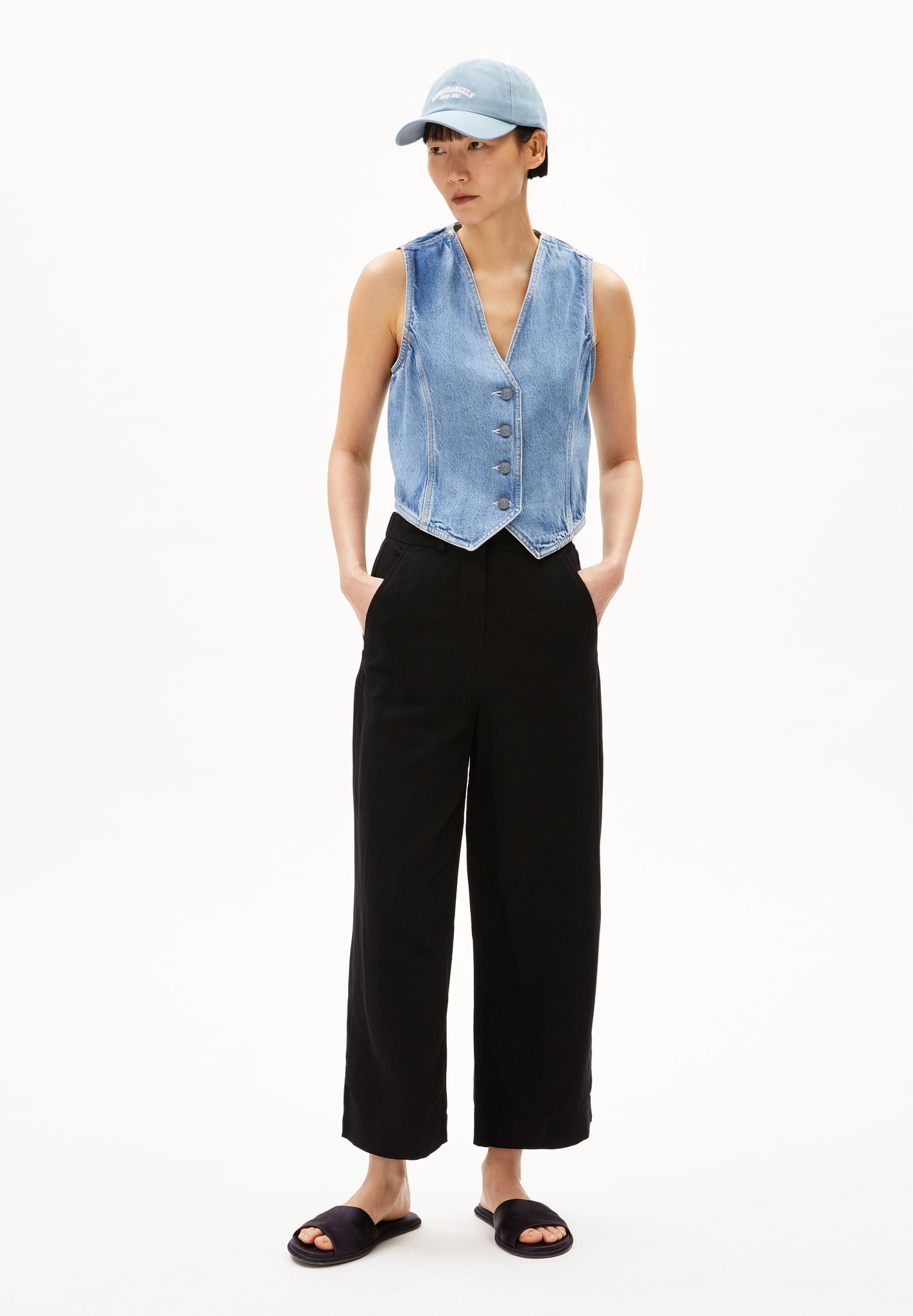 Armedangels Armedangels, Caarunus Lino, black, XS