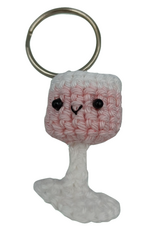 Knuffelsenzo Knuffelsenzo, Schlüsselanhänger, Weinglas rose