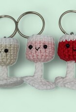 Knuffelsenzo Knuffelsenzo, Schlüsselanhänger, Weinglas rose