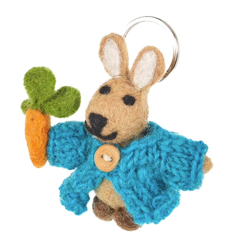 Felt So Good Felt So Good, Schlüsselanhänger, kaninchen in cardigan