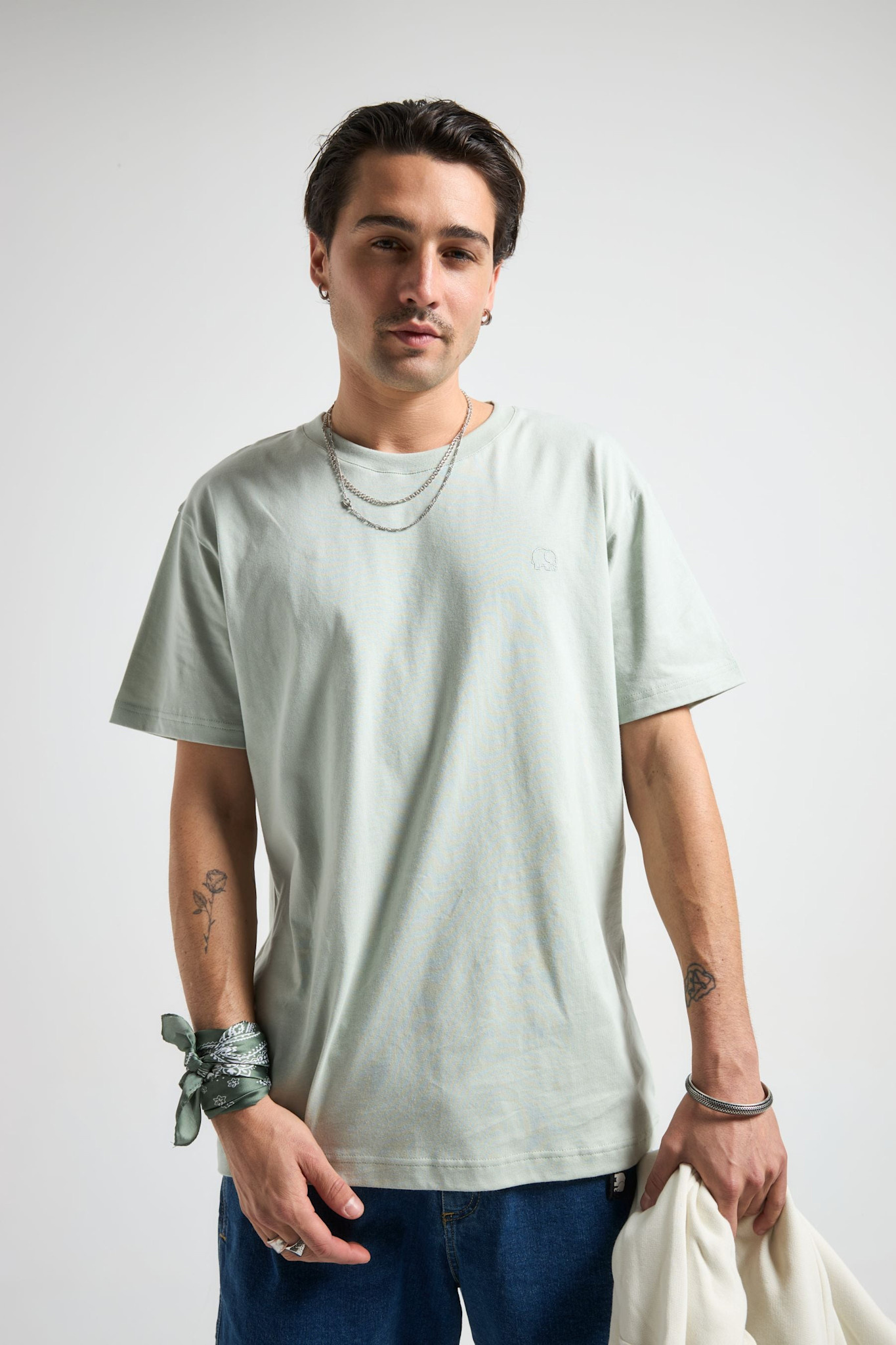 Trendsplant Trendsplant, Essential Tee, coastal fog, XL