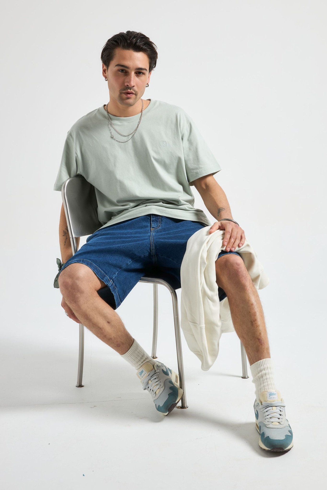 Trendsplant Trendsplant, Essential Tee, coastal fog, L