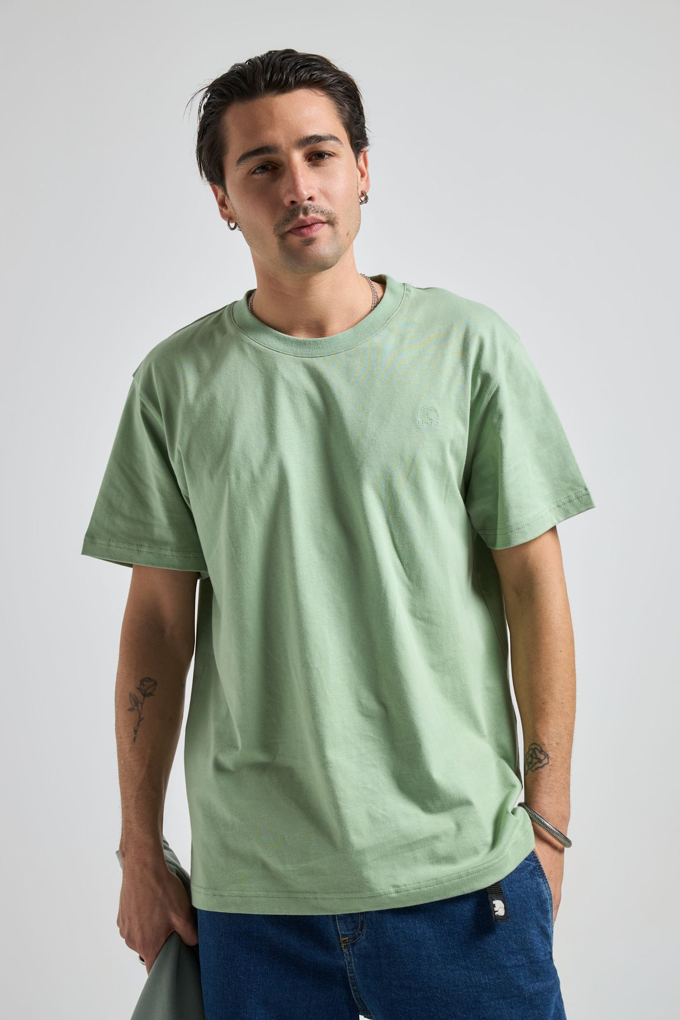 Trendsplant, Essential Tee, salted moss, XL
