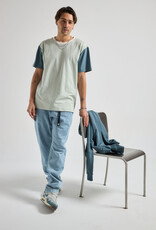 Trendsplant, Color Block Tee, coastal fog, XL