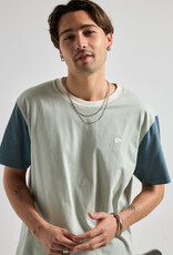 Trendsplant Trendsplant, Color Block Tee, coastal fog, S