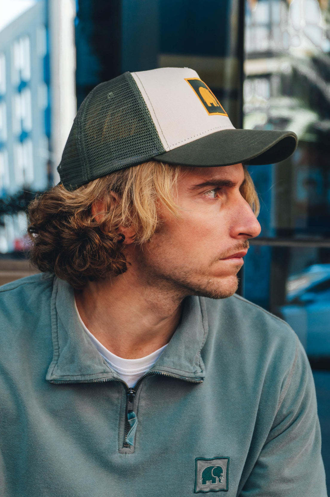 Trendsplant, Classic Trucker Cap, kombu green