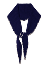 Somerville Somerville Scarves, Kaschmir Schal, marine/weiss