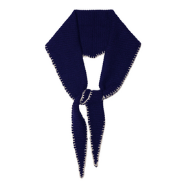 Somerville Somerville Scarves, Kaschmir Schal, marine/weiss