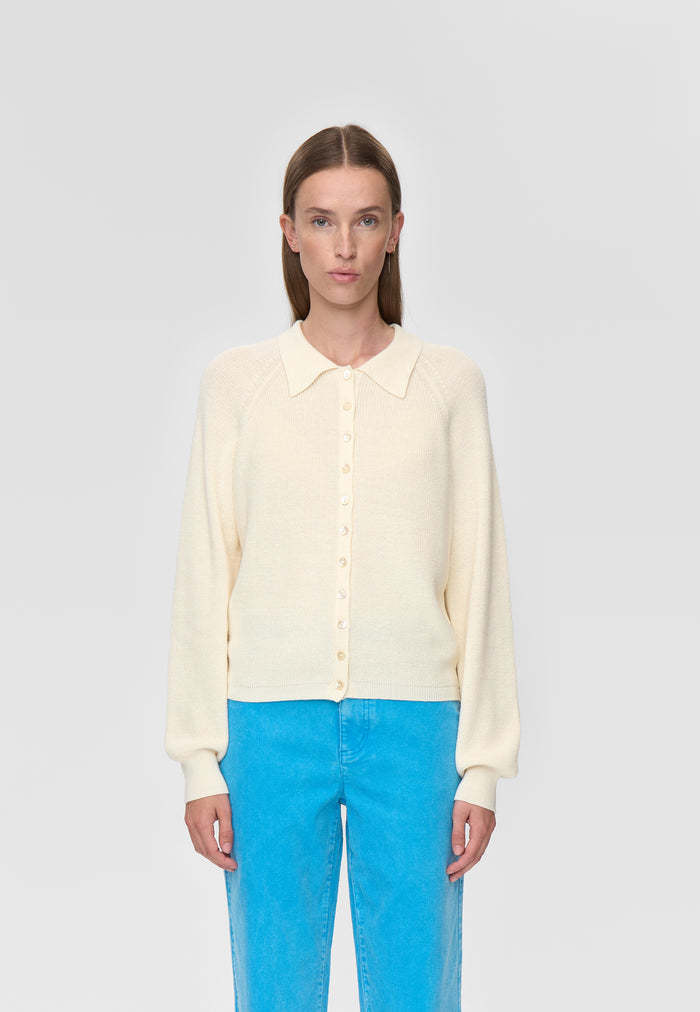 Minimum Minimum, Regina Cardigan, coco milk, L