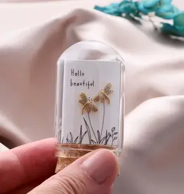 Attic Creations Attic Creations, Hello Beautiful, dragonfly gold