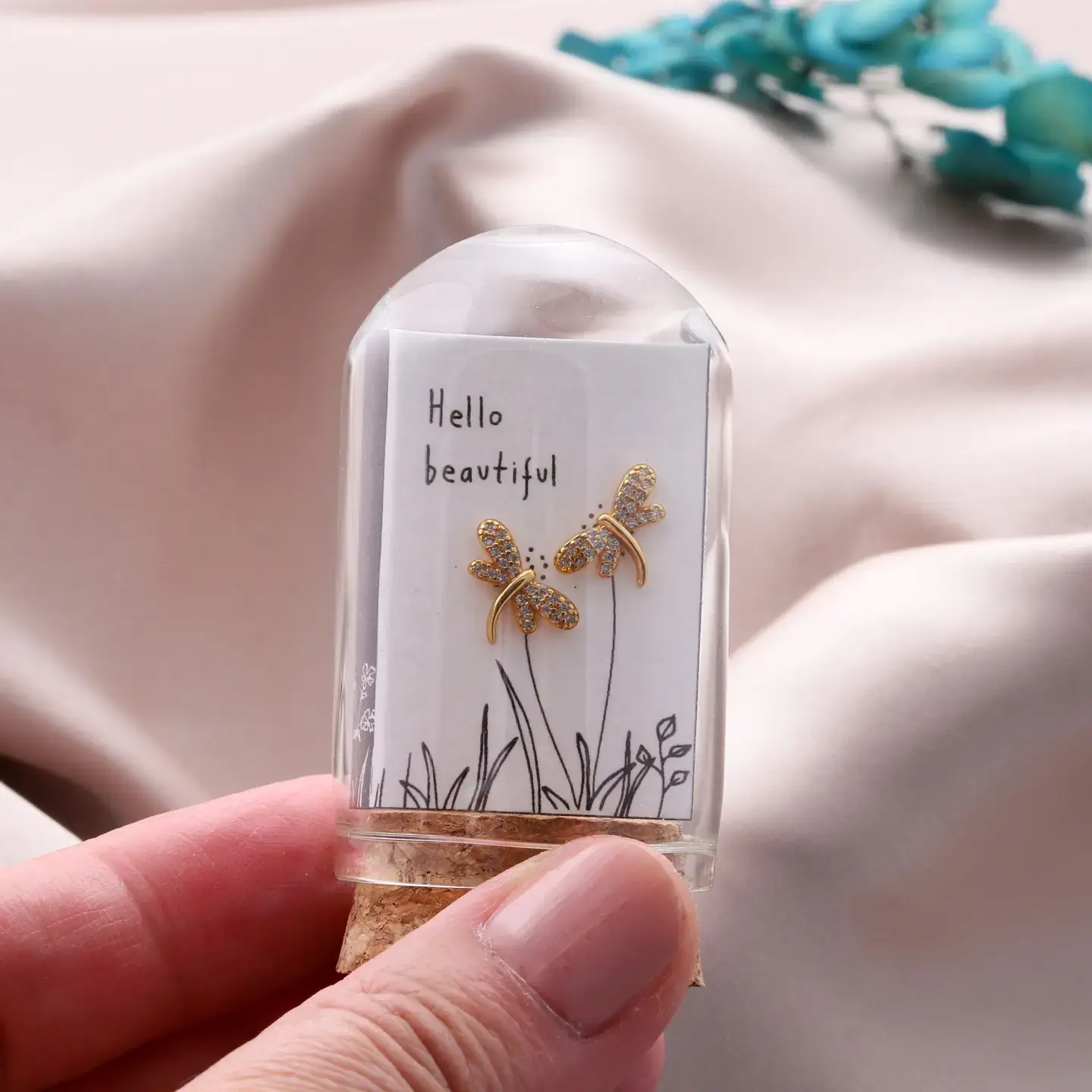 Attic Creations Attic Creations, Hello Beautiful, dragonfly gold