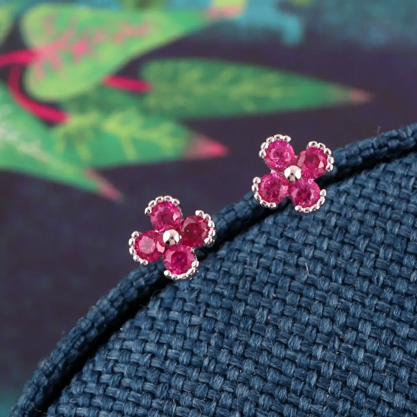 Attic Creations Attic Creations, Little Flower Just For You, gem pink/silver