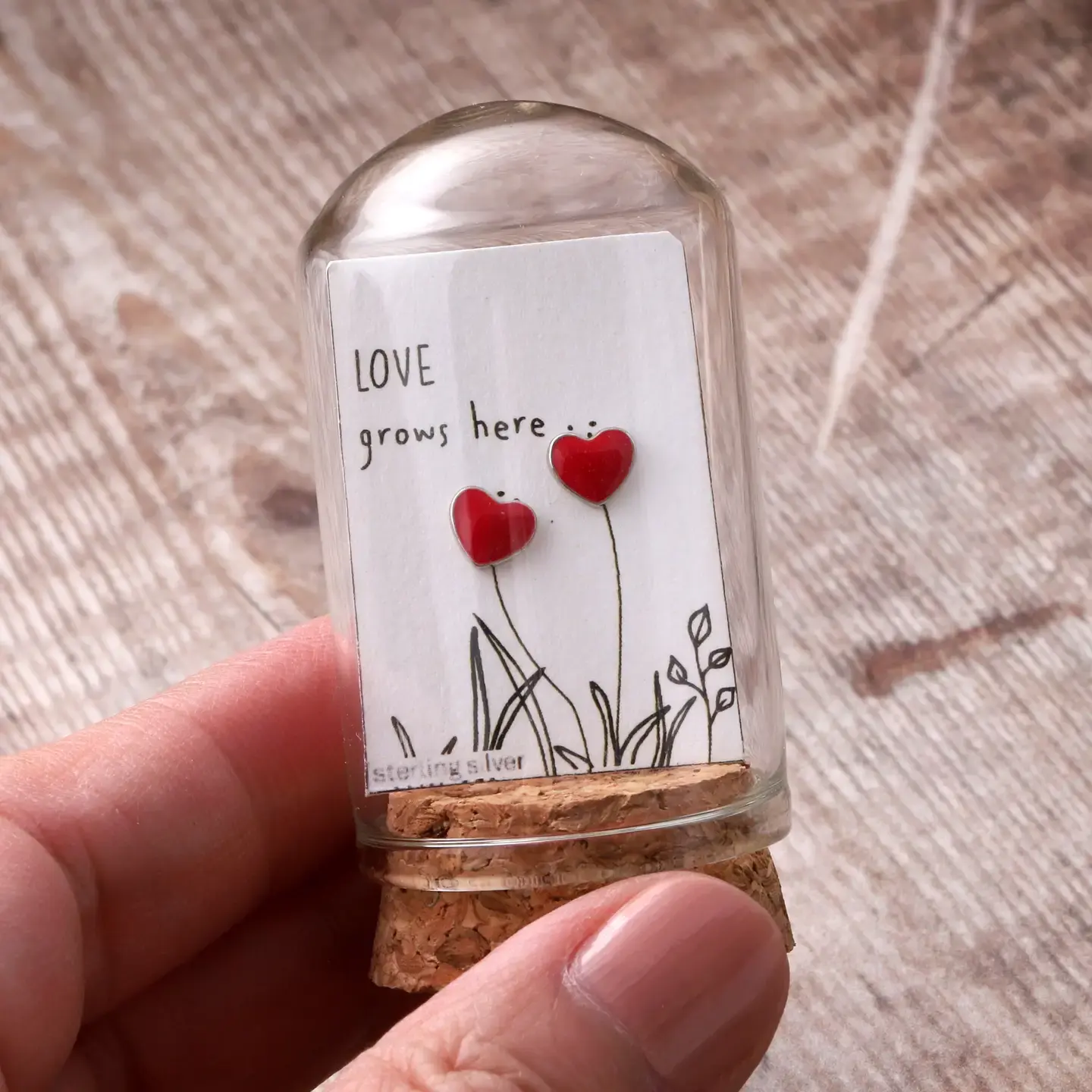 Attic Creations Attic Creations, Love Grows Here, red heart